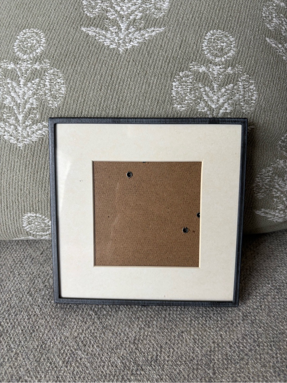 2 4x4 Hearth & Hand Black Frame with Cream Mat